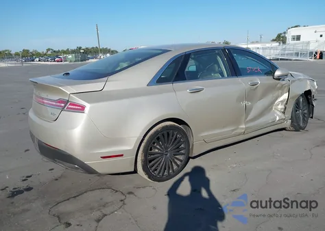 2017 Lincoln Mkz Hybrid Reserve из США, поврежденный, VIN 3LN6L5MU3HR650511